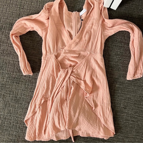 Flynn Skye JILLIAN MINI Dress (BLUSH
GAUZE), XS NWT - Picture 3 of 3